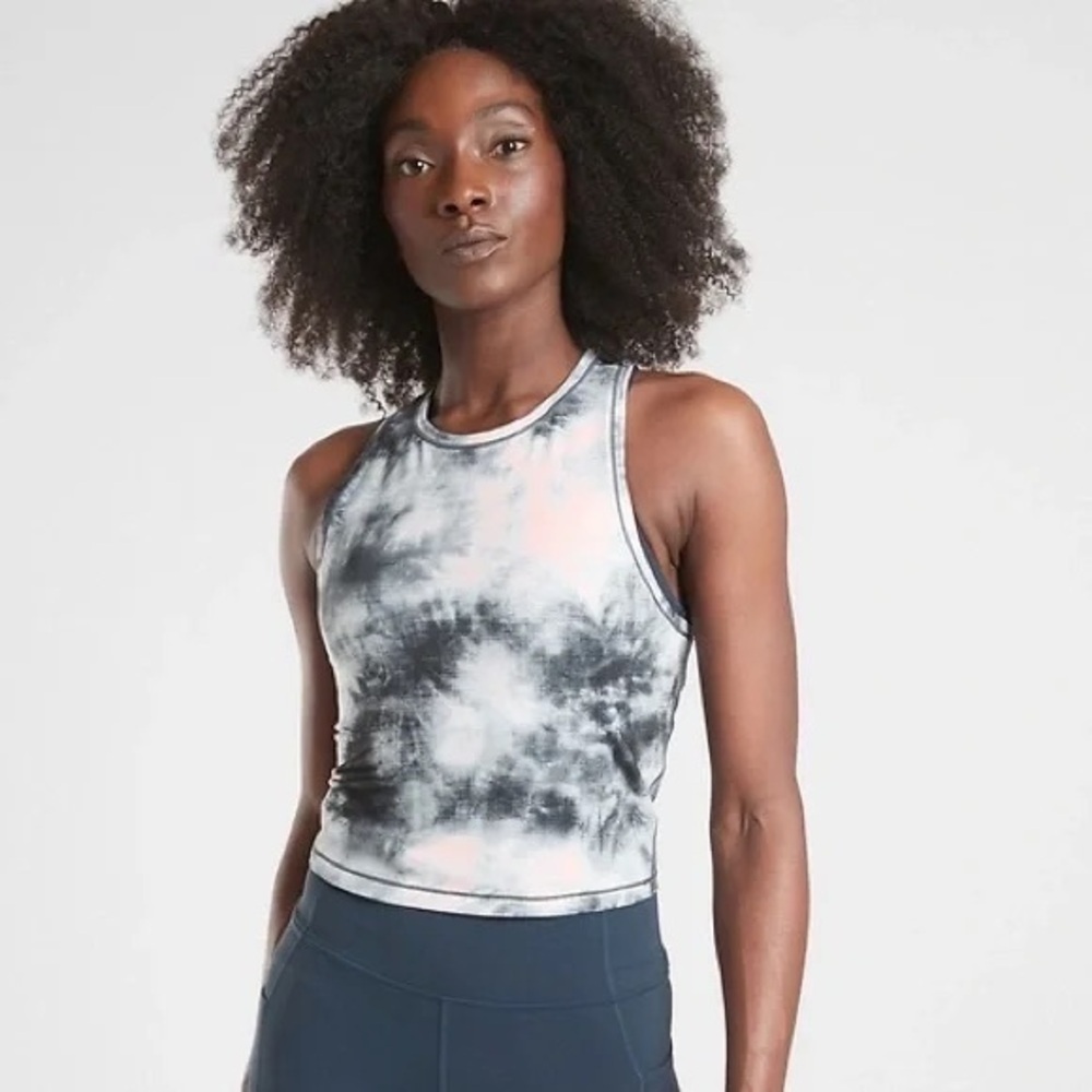 Athleta Tie Dye Racerback Tank, Size S